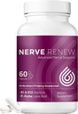 NERVE RENEW Advanced Nerve Support - 300mg Stabilized R-Alpha Lipoic Acid, Vitamin B Complex, Benfotiamine, Herbs for Fast-Acting Support