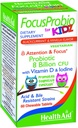 FocusProbio for Kidz, 60 Chewable Tablets, Supports Cognitive Function for Attention and Focus. Blackcurrant and Vanilla Flavor, Contains Vitamin D & Iodine. Acid & Bile Resistant Strains. Vegetarian