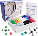 Old Nobby Organic Chemistry Set (425 pc) Molekylær Model Kit med Atoms, bonds, Guide, Bond Removal Tool - STEM Science Kits for Kids Legetøj Chemistry Set for Studerende Lærere Unge Forskere