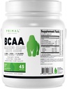 Primal BCAA Powder Great Ape (45 SERV) (grøn æble smag) - 0 g kulhydrater, 0 kalorier, 7g BCAA Per Servering