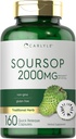 Carlyle Soursop Leaves - 124; 2000mg - 124; 160 Kapsler - 124; Traditionel Herb - 124; Non GMO, Gluten Free Supplement