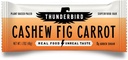 Thunderbird Bars Energy Snack, Gluten-Free with Protein, Healthy Real Food, Vegan Paleo Non-GMO, No Added Sugar, Cashew Fig Carrot Flavor (12 Count, 1.7 oz. Bars)