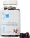 Consult Health - ELIMI-Stress Vegan Gummies - Stress Relief supplement - Reduktion Træthed - Natural Apple Flavor - Ashwagandha Root & Leaf Extract -Tumerisk ekstrakt - Koffein fri - 60 Greve