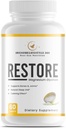 Awesomelifestyle360 Næste generator Nutrition Gendanne Magnesium Glycinate Natural Sleep Vitamin Calm The Brain, Understøtter Bones and Joints, Natural Sleep Aid - (60 tabletter)