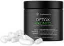 Pronto Lever Detox Supplement - Milk Thistle Extract 200mg, Lever Rengøring & Support Pills, Detox Formel til leversundhed, 50 kapsler