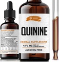 SIRUNES Quinine Tincture Extract Quinine Dried Bark Herbal Supplement Quinine Immune System Support Cinchona Bark Liquid Drops Alcohol and Gluten Free-4 fl Oz