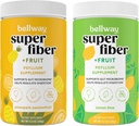 Bellway Super Fiber Powder + Frugt, Sukker Free Organic Psyllium Husk Powder Fiber Supplement for regelmæssighed, Bloating Relief & Gut Health, Non- GMO, Ananas Passion Fruit & Lemon Lime