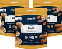 Organifi: Guld - Superfood supplement Powder- 90 Servering (3 Pack) - Stress Support, Bedre hvile, Afslapning og promoverer rolig søvn - Gurkemeje og Reishi Infured