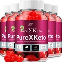 PureXKeto ACV Gummies Kosttilskud - PureX Keto ACV Gummies med Apple Cider Vinciate & Pomegranate Juice, Pure X Keto Gummies Anmeldelser, Advanced Weight Management (5 Pack - 300 Gummies)