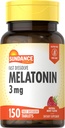 Sundance Melatonin Fast Dissolve | 3mg | 150 Fast Dissolve Tablets | Natural Berry Flavor | Vegetarian, Non-GMO, and Gluten Free Supplement