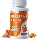 Berberine Supplement - Berberine 1500mg Per Serving,120 Capsules - Berberine HCI - Berberine Plus - Plus Pure True Ceylon Cinnamon, Berberine HCI Root Supplements Pills