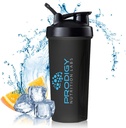 Protein Shaker 20oz Stor Shaker Flaske Perfekt til træning Kosttilskud, Protein pulver, Sport drikkevarer, BCAA 's, Måltid udskiftning, BPA Gratis, til Fitness Entiasts Atleter - Sort