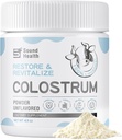 Colostrum Supplement Pulver til mennesker - Økologisk Bovin Colostrum Supplement til Gut Sundhed, Hårvækst, Skønhed - Unflavored (73 Servere)