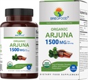 Brieofood Organic Arjuna 1500mg, 45 Servering, Vegetarisk, Gluten Free, 90 Vegetarisk Tablet