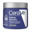 CeraVe Healing Salve, Hydrating Skin Protectant with Petrolatum, Hyaluronic Acid & Ceramider, ansigt & krop hudbarriere reparation til krakket, Chafed, tør hud, duft fri & lanolin fri, 12 Oz
