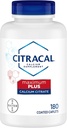 Citracal Calcium Citrat med D-vitamin overtrukne kapsler 180 kapsler (pakke med 2)