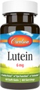Carlson - Lutein, 6 mg, Sund Vision & Øjenfunktion, Antioxidant, 60 Softgels