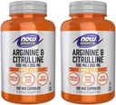 Arginin & Citrullin 500 / 250 mg - 120 kapsler (2 stk.)