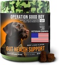 Operation Good Boy Probiotika til hunde, fordøjelsessygdomme supplement til kæledyr, Daglige Probiotiske Tyre - 90 bløde Treatings, Naturlige Ingredienser, Veteran Ejes - Beef Flavored