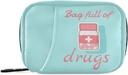 Pill Organizer Pill Box 7 Dag Pill Case Rejsepose Pill Organizer Bag med lynlås Portable ugentlige sag kompakt størrelse for vitaminer supplement Holder
