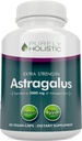 Astragalus Capsules 5000 mg - 250 Capsules, 8 + Måned Supply - Superior Strength Astragalus Root Extract 20: 1 - Ikke GMO, Vegetarisk & Vegansk Friendly - Understøtter immunsystemet & Kardiovaskulære
