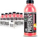 Protein2o + Electrolytes, Low Calorie Protein Infunded Water, 15g Whey Protein Isolate, Strawberry Banana, 16.91 fl oz (pakning med 12)
