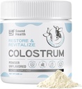 Colostrum supplement pulver til mennesker - Økologisk Bovin Colostrum supplement til Gut sundhed, hårvækst, immunforsvar - Unflavored (73 Servere)