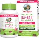 MaryRuth Organics Sugar Free | 2 Month Supply | Vitamin D & B12 Vitamin Supplements for Adults & Kids | Bone Health | Immune Support | Vegan | Non-GMO | 60 Servings