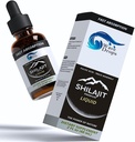 Pure Shilajit Resin Flydende 124; Høj potens, Autentiske, Natural Note 124; for Detox Rense immunforsvar Brain Booster og energi; Indeholder Fulvic Acid Trace Minerals