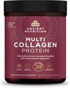Ancient Nutrition Collagen Peptider Powder, Multi Collagen Protein, Kvinder & Mænd, C-vitamin, Probiotika, Hydrolyseret Collagen, Understøtter hud, Joints, Gut Health, Unflavored, 60 Servere