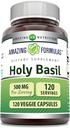 Amazing Formulas Holy Basilikum Extract 4: 1 Supplements124; 500 Mg Per Serving Measures 124; 120 Capsules Measures 124; Non- GMO Measures 124; Gluten Free Measures 124; Made in USA