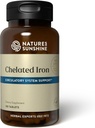 Nature's Sunshine Iron-Chelated 25mg, 180 Tablets | Provides Circulatory System Support, Helps the Transport of Oxygen to the Tissues, and Provides 25 mg Iron per Tablet