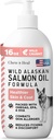 Wild Alaskan Salmon Fish Oil for Dogs - 16 oz. of Fish Oil Formula - Pump Cap Bottle - Contains Omega-3 and 6, Vitamin D, EPA, and DHA for Healthy Skin and Coat