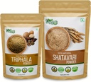 ORGANISK ZING Shatavari- 454g & Triphala Powder- 100g