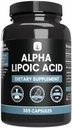 PURE ORIGINALSKE INGREDIENSER Alpha lipoinsyre (365 kapsler) Ingen Magnesium eller Rice Fillers, Altid Pure, Lab Verified