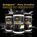 PVL Creapure Creatin - 100% Pure German Creatin monohydrat Powder - 82 Servering - 410 g