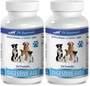 PET SUPPLEMENTER & NUTRITION LLC Hund Gas Treats - Hund fordøjelsesstøtte PROBIOTICS - Natural Approach - Løsning til dårlig ånde og gas - Counter Diarré - acidophilus for hunde - 2 flasker (120 Traktater)