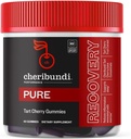 Cheribundi Tart Cherry Gummies Pure Measures 124; Performance for Maximum Recovery med 25 Tart Cherries Measures 124; Powerful Antioxidant Support, Non- GMO, Gluten- Free, Vegan Measures 124; 20 kalorier pr Serving Measures 124; 60 Greve