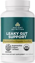 Ancient Nutrition Gut Health Supplement, Regenerative Organic Certified Leaky Gut Kapsler, Formuleret med Lions Mane, Fermented Licorice Root and Spearmint, Gluten Free, Paleo og Keto Friendly, 90
