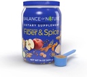 Balance of Nature Fiber & Spice - Psyllium Husk, Hørfrø, Gurkemeje & Apple - 30 Servere