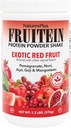 NaturesPlus FRUITEIN Exotic Red Fruit Shake - 1.3 lbs - 13 Grams of Plant-Based Protein Per Serving - Supports Energy & Immune System - Vegetarian, Gluten Free & Non-GMO - 16 Servings