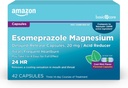 Basic Care Esomeprazol Magnesium Delayed- Release Kapsler 20 mg, Acid Reducer, Cool Mint, 42 Count (3 pakker med 14)