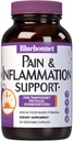 Bluebonnet Nutrition Pain & Inflammation Support, for Midlertidig Fysisk Overbelastning *, Non- GMO, Vegan, Kosher Certified, Gluten- Free, Soy- Free, Dairy- Free, 30 Vegetabilske kapsler, 30 Servere