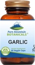 Pure Mountain Botanicals hvidløg piller Kosher Vegan kapsler med 500mg Økologisk hvidløg Allium Sativum supplement