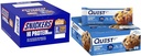 SNICKERS Hi Protein Peanut Caramel Bars 24.12oz Box 12 Count & Quest Blueberry Muffin Protein Bars 12 Count