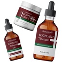 3 - Piece Eggplant Hud Conditioning Set Eggplant Salve Tinktur Olie Skin Cell Health Support Relief Regenerate Misfarvet Tyktflydende Hudsygdomme