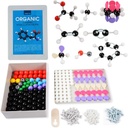 Organic Chemistry Model Kit (307 PCS) - Armyte Chemistry Molecular Model for Lærer Student og Unge Akademiske Kemi Uddannelse, Pack med Atoms, Obligationer, Electron Orbital (Farverige)