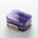 Bexeen Medicin Pill Organizer Rejser Cute Pill Container Lille Pill Box til purse Mini Pill sag Portable Vitamin Holder Organizer Compact rejse størrelse Medicin Daglig Pocket Farmaci til supplement