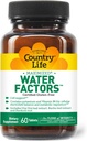 Country Life Water Factors - with Kalium and B6 for Electrolyte Balance - 60 tabletter
