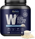Biochem Whey Protein Isolate Powder - Vanilla Flavor, 20 Bedste pr Servering, Sourced from Grass Fed Cowes, Non- GMO, Vegetar, Ingen kunstige Flavors eller sødestoffer - Understøtter muskelmasse & ydeevne